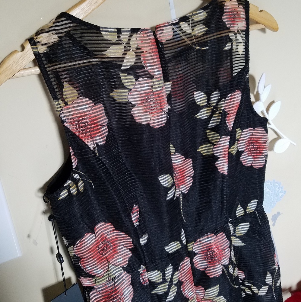 🆕️👗Adrianna Papell Floral Organza Dress👗🌺 - Picture 7 of 7